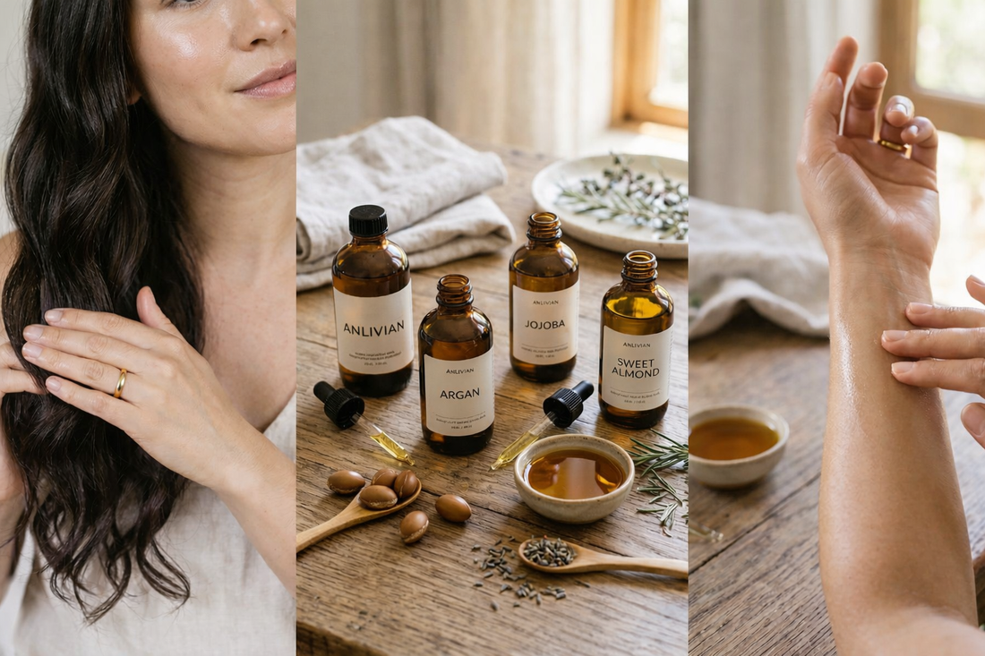 Carrier Oils for Hair & Skin
