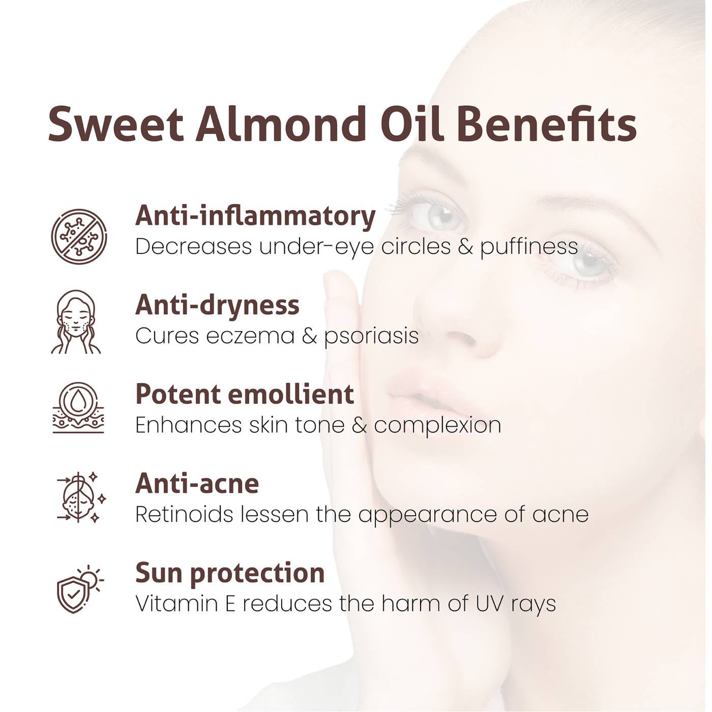 Best Almond Oil for hair, skin, nails, body in Australia