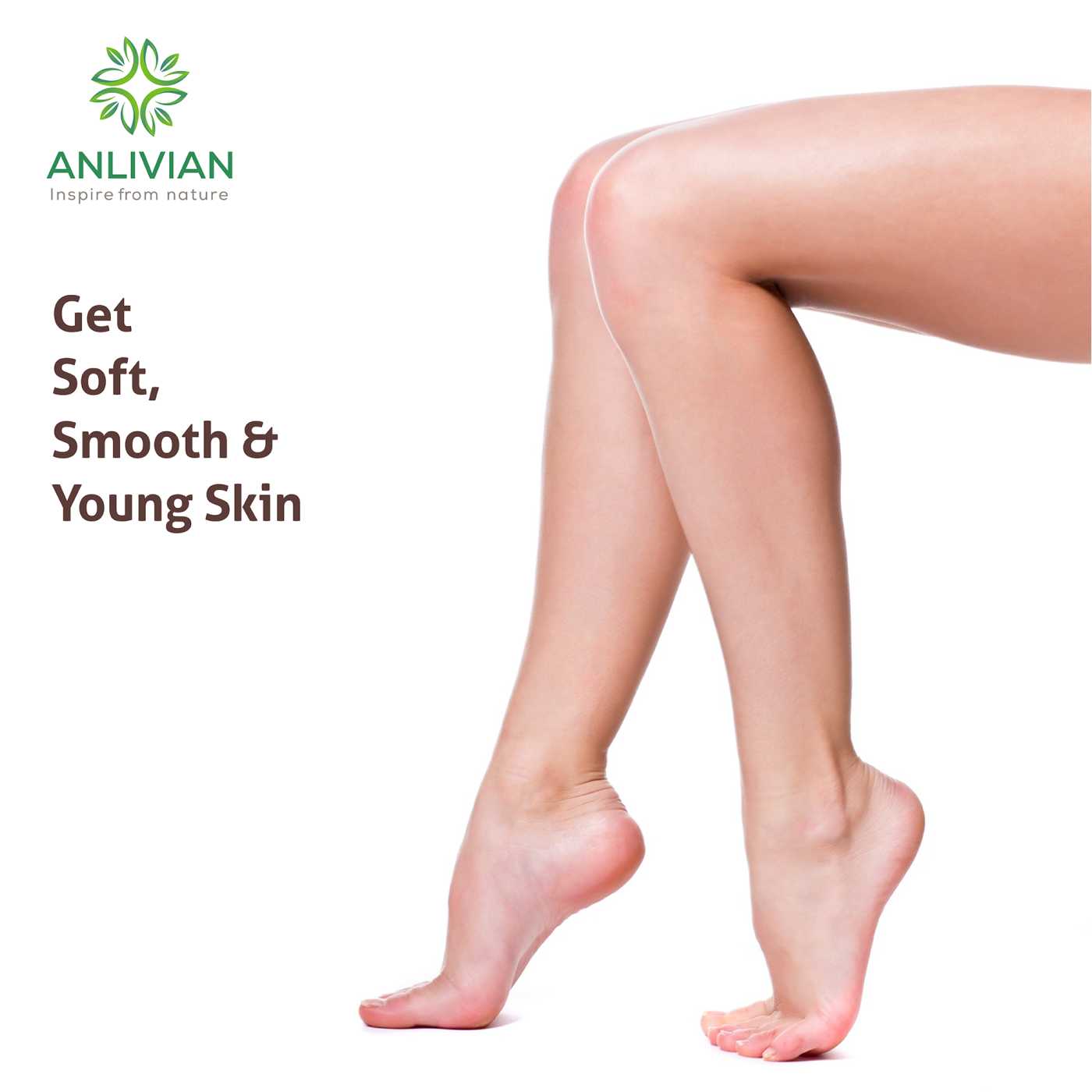 Almond Oil natural body oil, Get Soft, Smooth & Young Skin : ANLIVIAN