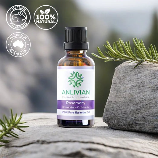 ANLIVIAN Rosemary Essential Oil 100% pure and natural, Packed in Australia.
